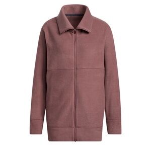 adidas Women's Dusty Rose Full-Zip Fleece Jacket - NWT 491999